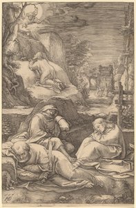 オリーブ山のキリスト 作： Hendrik Goltzius