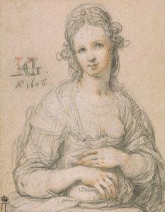 遊女、1606 作： Hendrik Goltzius