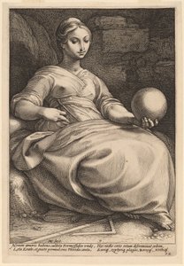 エラト 作： Hendrik Goltzius