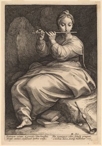 エウテルペ 作： Hendrik Goltzius