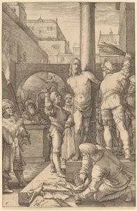 キリストのむち打ち 作： Hendrik Goltzius