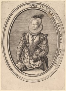 フランソワーズ・ヴァン・エグモンド 作： Hendrik Goltzius
