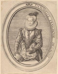フランソワーズ・ヴァン・エグモンド 作： Hendrik Goltzius
