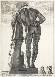 ヘラクレスファルネーゼ。 1592 作： Hendrik Goltzius