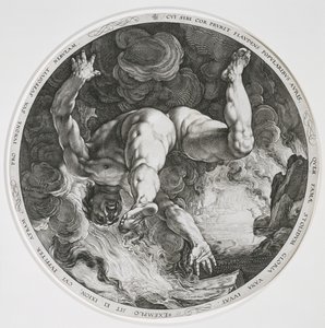 イクシオン、1588 作： Hendrik Goltzius