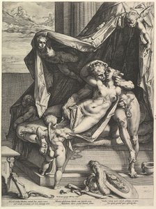 火星と金星、1588。 作： Hendrik Goltzius