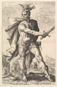 Scaevola、シリーズ「ローマの英雄」、1586年。