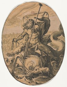 ネプチューン。 作： Hendrik Goltzius