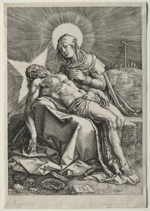 ピエタ、1596年。 作： Hendrik Goltzius