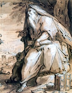 預言者、c1600 作： Hendrik Goltzius