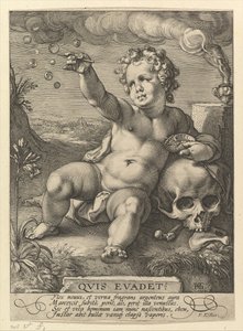 誰が現れるか、1594年。 作： Hendrik Goltzius