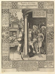罪、クリスチャンクリードの寓話、1598年。 作： Hendrik Goltzius