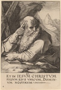 聖アンドリュー 作： Hendrik Goltzius