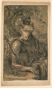 荒野の伝道者聖ヨハネ 作： Hendrik Goltzius