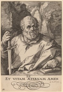 聖マティアス 作： Hendrik Goltzius
