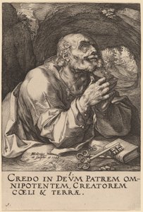 聖ペテロ 作： Hendrik Goltzius