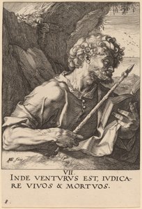 聖トーマス 作： Hendrik Goltzius