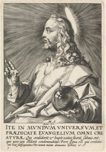 救世主、1589年頃（彫刻） 作： Hendrik Goltzius