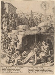 魔術師の崇拝 作： Hendrik Goltzius