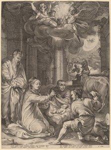 羊飼いの礼拝 作： Hendrik Goltzius