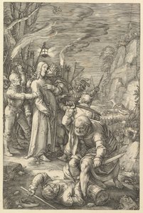 キリストの受難、1598年からのキリストの裏切り。 作： Hendrik Goltzius