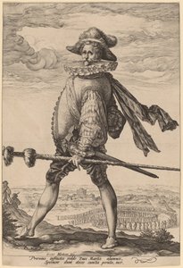 歩兵隊長 作： Hendrik Goltzius