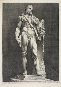 ヘラクレスとしての皇帝コモダス 作： Hendrik Goltzius