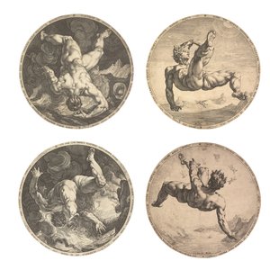 不名誉な4人 作： Hendrik Goltzius