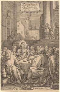 最後の晩餐 作： Hendrik Goltzius