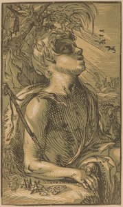若い洗礼者聖ヨハネ 作： Hendrik Goltzius