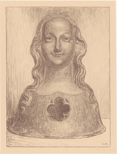 聖ウルスラの処女の胸像 作： Hendrik Johannes Haverman (signed by artist)