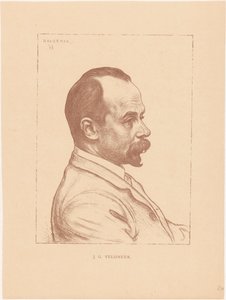 Jacobus Gerardus Veldheerの肖像 作： Hendrik Johannes Haverman