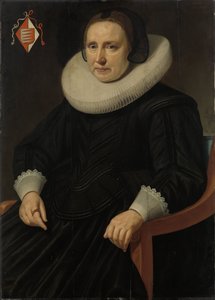 サラ・スウェーツ・デ・ウェールの肖像 作： Hendrik Meerman