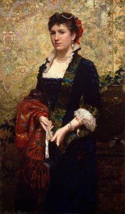 マリールボミルスカ王女、1881年 作： Henryk Siemiradzki