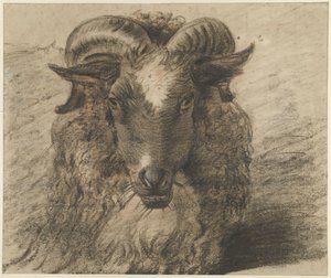 雄羊の頭 作： Hendrik Stokvisch