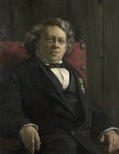 ピーター・ハルメ・ヴィトカンプ (1816-92)。 歴史家および地理学者 作： Hendrik Valkenburg