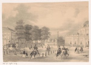 ハーグの場所からファイフェルベルクへの眺め 作： Hendrik Wilhelmus Last