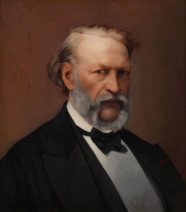 ヘンドリック・コンサイエンスの肖像 1812-1883。 作： Hendrik de Pondt
