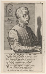 ロヒール・ファン・デル・ウェイデン・ザ・ヤンガー、、 c.1610（彫刻） 作： Hendrik the Elder Hondius