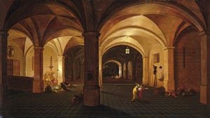 聖ペテロの解放（パネルに油彩） 作： Hendrik the Younger Steenwyck