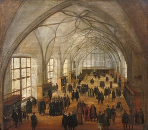 プラハ城のウラジスラフホール 作： Hendrik the Younger Steenwyck