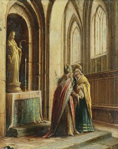 教会の二人の人物 作： Hendrik the Younger Steenwyck