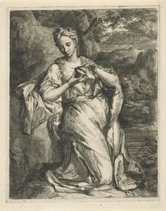 香水瓶を持つ女性 作： Hendrik van Limborch