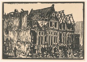 家屋と廃墟 作： Hendrik van Straten