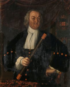 ヘンドリック・ズワールデカロン (1718-1725) オランダ領東インド総督、ヘンドリック・ズワールデカロンの肖像 作： Hendrik van den Bosch