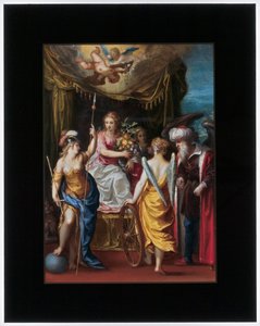 ミネルバ、アバンダンティア、フォルトゥナ 作： Hendrik van the Elder Balen