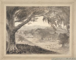 パークヒルからのロングリート 作： Heneage Finch fourth Earl of Aylesford