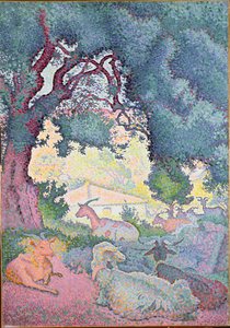 山羊のいる風景、1895 | アートプリント