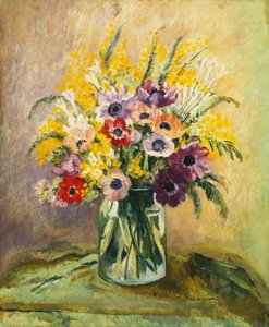 アネモネとミモザ 作： Henri Charles Manguin