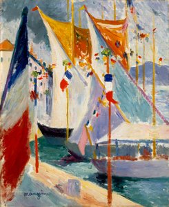 Porto de Saint-Tropez 作： Henri Charles Manguin